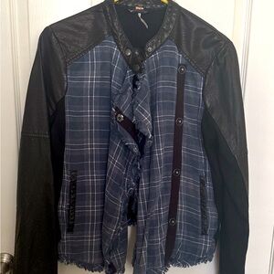 Free people mixed media jacket